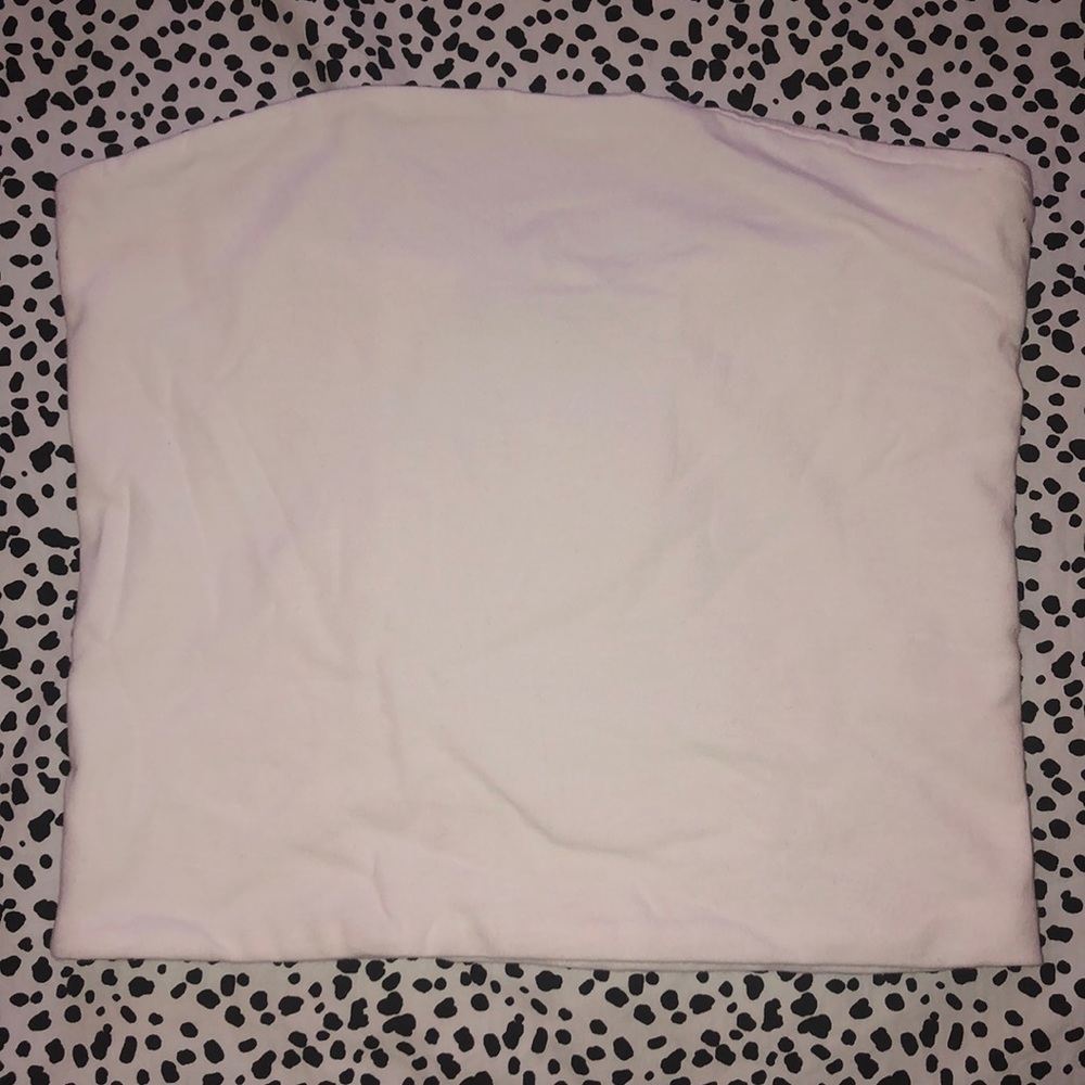 brandy melville white tube top